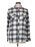Volcom 100% Cotton Plaid Gray Long Sleeve Button-Down Shirt Size 10 - photo 1