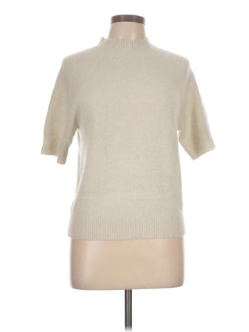 Aqua Cashmere Pullover Sweater (view 1)