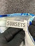 Sunsets Print Blue Swimsuit Bottoms Size S - photo 3