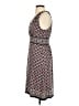 Max Studio Print Brown Casual Dress Size XS - photo 5