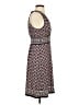 Max Studio Print Brown Casual Dress Size XS - photo 4