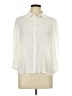 Zara Ivory 3/4 Sleeve Button-Down Shirt Size L - photo 1