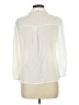 Zara Ivory 3/4 Sleeve Button-Down Shirt Size L - photo 2