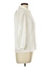 Zara Ivory 3/4 Sleeve Button-Down Shirt Size L - photo 4