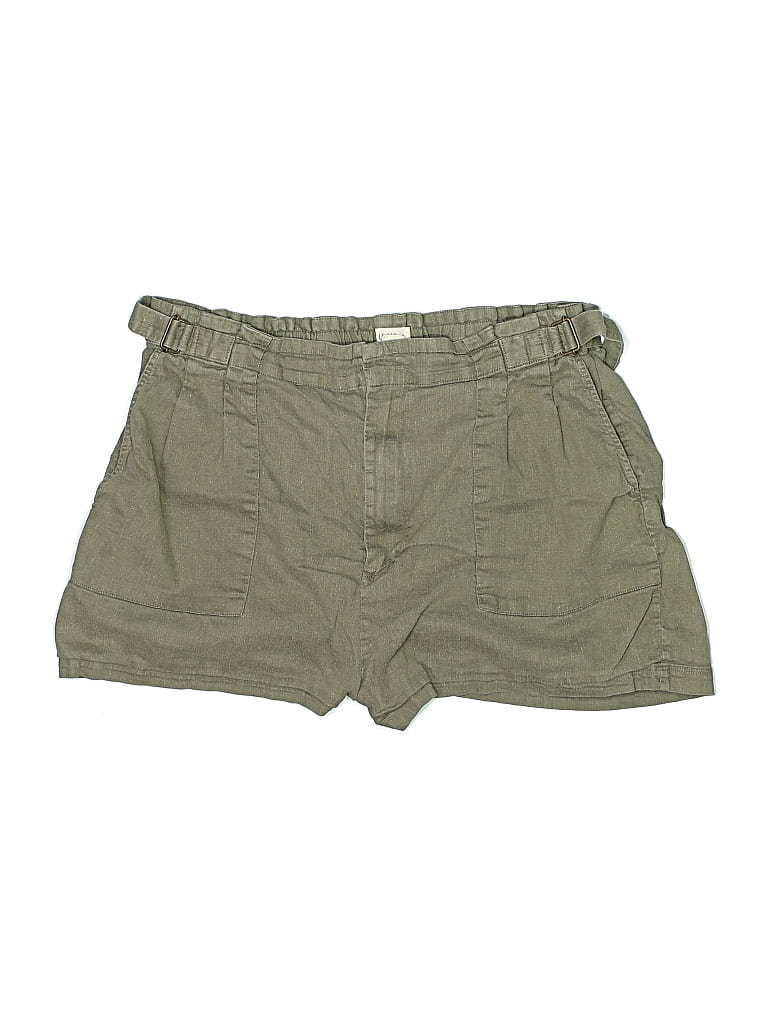 Pre-owned Upwest Khaki Shorts In Green