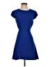 Babaton 100% Polyester Solid Blue Casual Dress Size 2 - photo 1