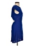 Babaton 100% Polyester Solid Blue Casual Dress Size 2 - photo 4