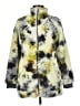 Mono b 100% Polyester Tie-dye Yellow Faux Fur Jacket Size M - photo 1