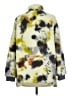 Mono b 100% Polyester Tie-dye Yellow Faux Fur Jacket Size M - photo 2