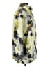 Mono b 100% Polyester Tie-dye Yellow Faux Fur Jacket Size M - photo 4