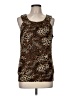 Style&Co Brown Sleeveless Top Size M - photo 1