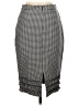 Boden 100% Cotton Houndstooth Gray Formal Skirt Size 2 - photo 2