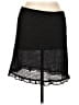 Collusion 100% Polyester Solid Black Casual Skirt Size 12 - photo 1