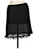 Collusion 100% Polyester Solid Black Casual Skirt Size 12 - photo 2