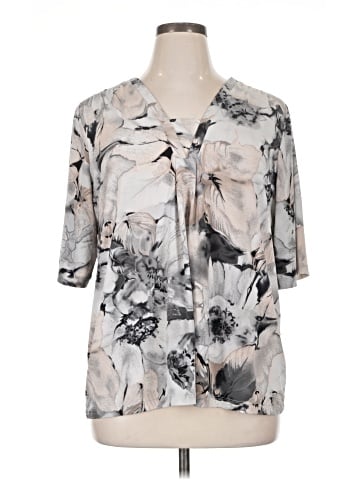Susan Graver 3/4 Sleeve Blouse (view 1)