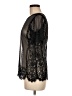 Nanette Lepore Black Short Sleeve Top Size 8 - photo 5