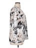 Susan Graver Print Gray 3/4 Sleeve Blouse Size XL - photo 4