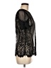 Nanette Lepore Black Short Sleeve Top Size 8 - photo 4