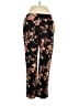 Soft Surroundings Floral Black Casual Pants Size M (petite) - photo 1