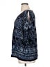 BILA 100% Rayon Blue 3/4 Sleeve Blouse Size XL - photo 5