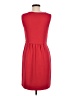 J.Crew 100% Polyester Solid Red Casual Dress Size 6 - photo 2