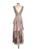 Unbranded 100% Polyester Gray Cocktail Dress Size 4 - photo 2