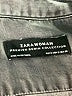 Zara 100% Lyocell Gray 3/4 Sleeve Button-Down Shirt Size S - photo 7