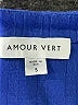 Amour Vert Blue 3/4 Sleeve Blouse Size S - photo 7