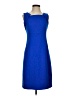 Tahari Solid Blue Cocktail Dress Size 4 - photo 1