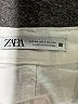Zara Solid Ivory Khaki Shorts Size 2 - photo 3