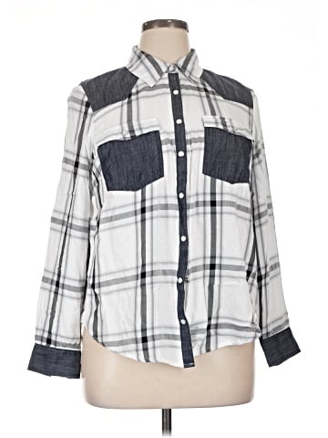 Cato Long Sleeve Button-Down Shirt (view 1)