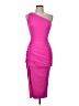 Katie May Solid Pink Cocktail Dress Size M - photo 1