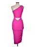 Katie May Solid Pink Cocktail Dress Size M - photo 2