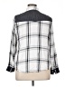 Cato 100% Rayon Plaid Gray Long Sleeve Button-Down Shirt Size 14 - 16 - photo 2