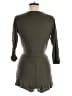 Boohoo Solid Green Romper Size 6 - photo 2