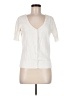 Ann Taylor LOFT White Ivory Short Sleeve Blouse Size M - photo 1