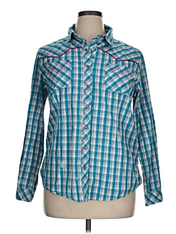 Bit & Bridle Long Sleeve Button-Down Shirt (view 1)