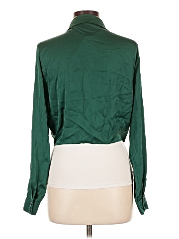 Chocolate Long Sleeve Blouse (view 2)