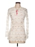 PilyQ Ivory Long Sleeve Top Size L - photo 1