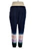 Wildfox Tie-dye Blue Active Pants Size XL - photo 2