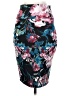 Silhouette nyc Floral Teal Formal Skirt Size S - photo 2