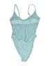 Refuge Solid Blue One Piece Swimsuit Size M - photo 2