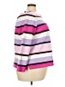 Talbots Outlet 100% Cotton Stripes Pink Pullover Sweater Size 3X Petite - photo 4