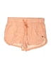 Roxy 100% Viscose Polka Dots Orange Shorts Size M - photo 1