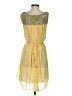 Esley 100% Polyester Yellow Cocktail Dress Size S - photo 2