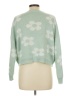 Shein 100% Acrylic Floral Green Pullover Sweater Size L - photo 2