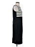St. John Stripes Black Cocktail Dress Size 4 - photo 4