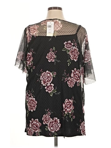 H.I.P. Happening in the Present Short Sleeve Blouse (view 2)