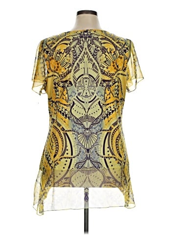 Live and Let Live Short Sleeve Blouse (view 2)