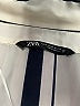 Zara Stripes Ivory Long Sleeve Blouse Size XS - photo 7